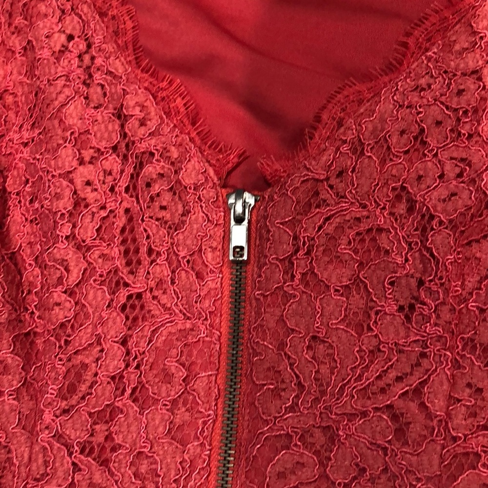Salmon Adriana Papell dress - Picture 3 of 4